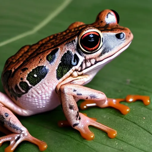 Prompt: metamorphosis of a frog