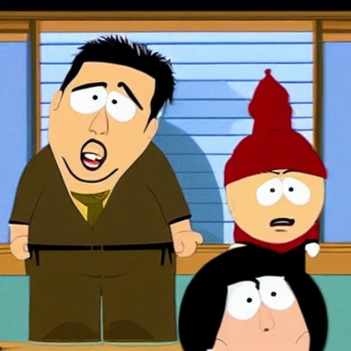 Prompt: “ david schwimmer on south park ”