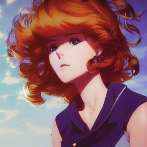 Prompt: An anime portrait of beautiful young women still from Robotech 1985 by Stanley Artgerm Lau ,WLOP, Ilya Kuvshinov ,James Jean, Andrei Riabovitchev , symmetrical