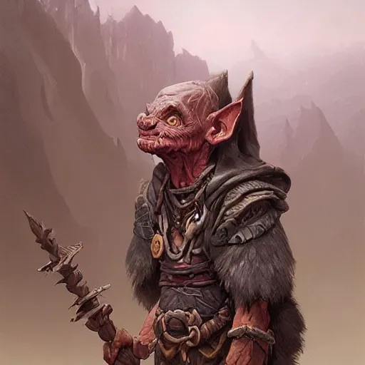 Prompt: a detailed matte painting of a goblin shaman, by greg rutkowski and jesper ejsing, digital art, realistic painting, dnd, character design, trending on artstation