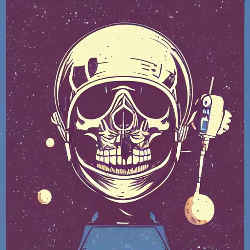 Image similar to portrait skull girl astronaut by petros afshar, tom whalen, mucha, laurie greasley, pokemon by greg rutkowski