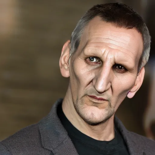 Prompt: christopher eccleston claymation