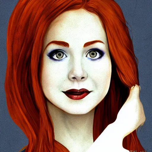 Image similar to Amy Pond as a Time Lord by Alice X. Zhang