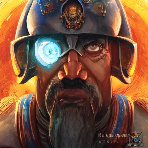 Prompt: Portrait of narendra moodi as the emperor of humanity from warhammer 40k made by stanly artgerm lau, wlop, rossdraws, james jean, andrei riabovitchev ,marc simonetti