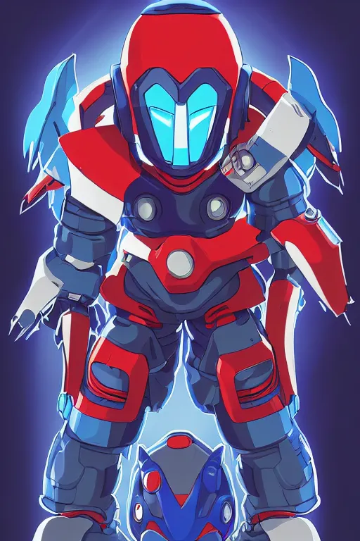 Image similar to robot ninja mask helmet megaman x zero rockman 2 0 2 2 switch game boss legacy collection fanart artsation, art gta 5 comics, behance hd by jesper ejsing, by rhads, makoto shinkai and lois van baarle, ilya kuvshinov, rossdraws global illumination ray tracing