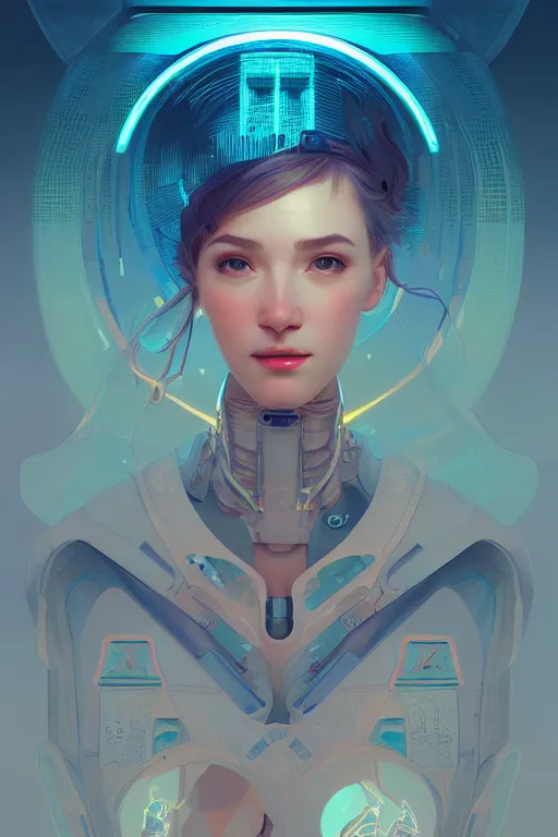 Image similar to portrait futuristic Airforce Girl, in future airport rooftop , ssci-fi, fantasy, intricate, very very beautiful, elegant, human anatomy, neon light, highly detailed, digital painting, artstation, concept art, smooth, sharp focus, illustration, art by tian zi and WLOP and alphonse mucha