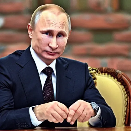 Image similar to vladimir putin with a pocket full of gravy