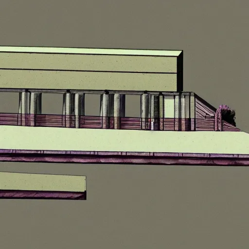 Image similar to front view 2 d projection of the aqueduct sketch