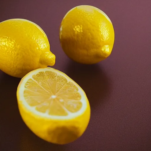 Prompt: lemon emoji face raising one eyebrow, dslr, 8 k, octane beautifully detailed render, cold lighting, cinematic lighting, detailed photo, masterpiece, volumetric lighting, ultra realistic, highly detailed, high quality, lossless, photorealistic