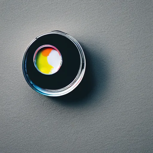 Image similar to can of paint, minimal, modern, color