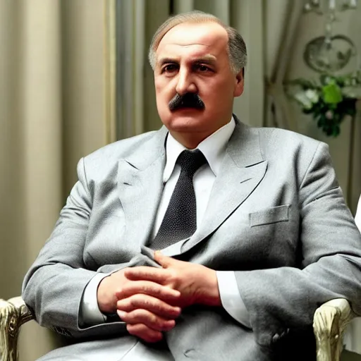 Image similar to Alexander Lukashenko as Vito Corleone