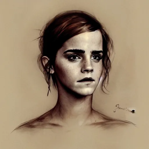 Image similar to emma watson, by jean - baptiste monge