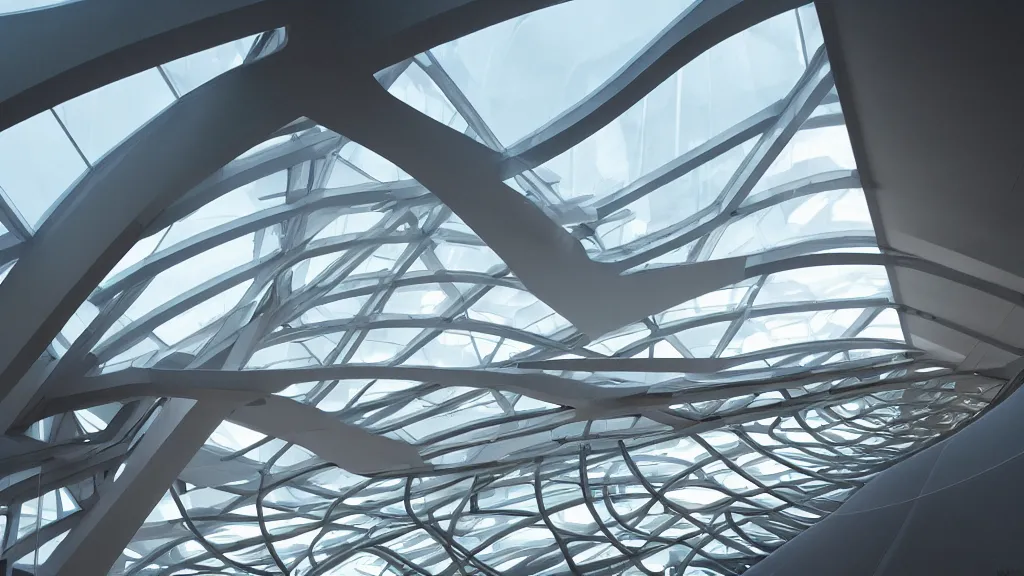 A Photorealistic detailed Santiago Calatrava Design Stable Diffusion 