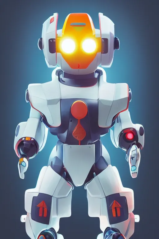 Image similar to metabots medabots medarotto medarot robot minimalist comics helmet mask neon cybereye, behance hd by jesper ejsing, by rhads, makoto shinkai and lois van baarle, ilya kuvshinov, rossdraws global illumination ray tracing hdr radiating a glowing aura