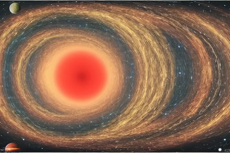 Image similar to a visual representation of the sound of the universe