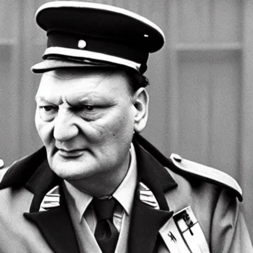 Image similar to herman goering in postman pat, bbc