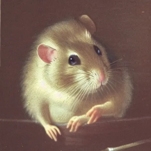 Prompt: Kaptein Sabeltann as a hamster