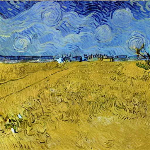 Image similar to sunny day by Vincent van Gogh