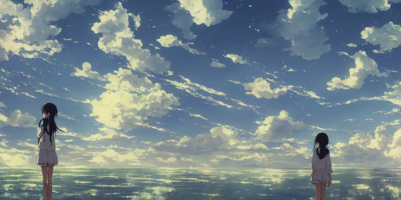 Prompt: beautiful anime Valencia by makoto shinkai, 8k wallpaper