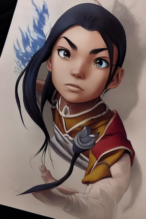 Prompt: avatar the last airbender by artgerm, photorealistic, intricate detail