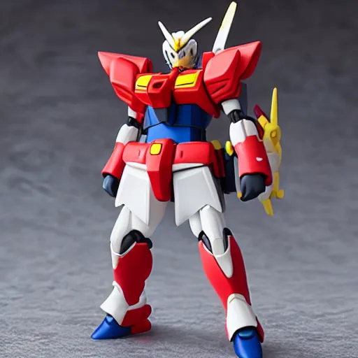 Prompt: high quality portrait flat matte painting of gundam， in the style of nendoroid and Toon toys , flat anime style, thick painting, medium close-up