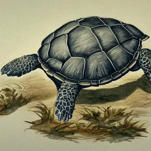 Image similar to mitch mcconnell as a turtle