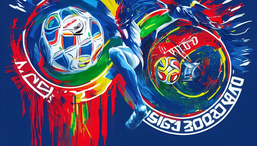 Image similar to fifa world cup 2 0 3 0 logo concept, hyperdetailed, artstation, cgsociety, 8 k