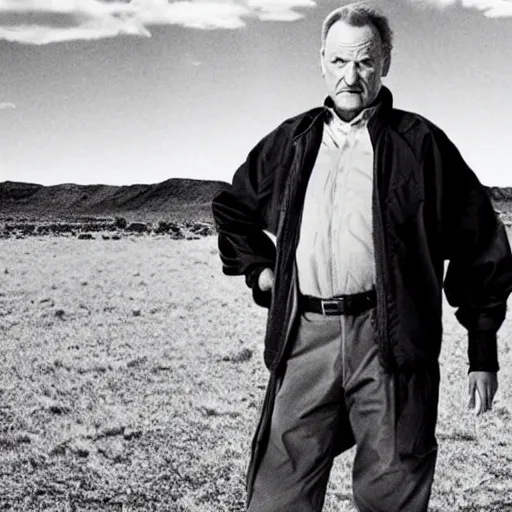 Prompt: bill murray playing a role in breaking bad, film still, promotional shot