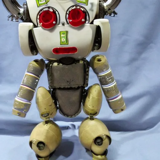 Image similar to a cute fumo plush of a mechanized robot goddess, deity of the machine