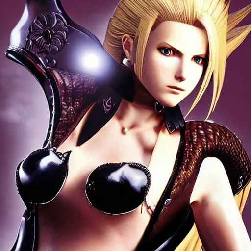 Image similar to Quistis Trepe from Final Fantasy VIII, promotional image