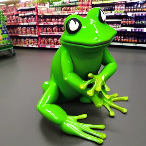 Image similar to humanoid frog in asda