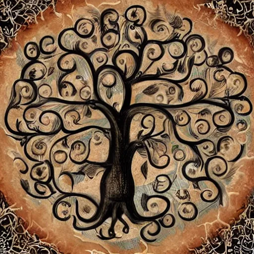 Image similar to tree of life detailed highly realistic