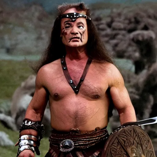 Image similar to bill murray as conan the barbarian