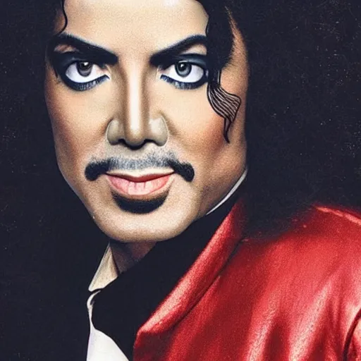 Image similar to nicolas cage as michael jackson