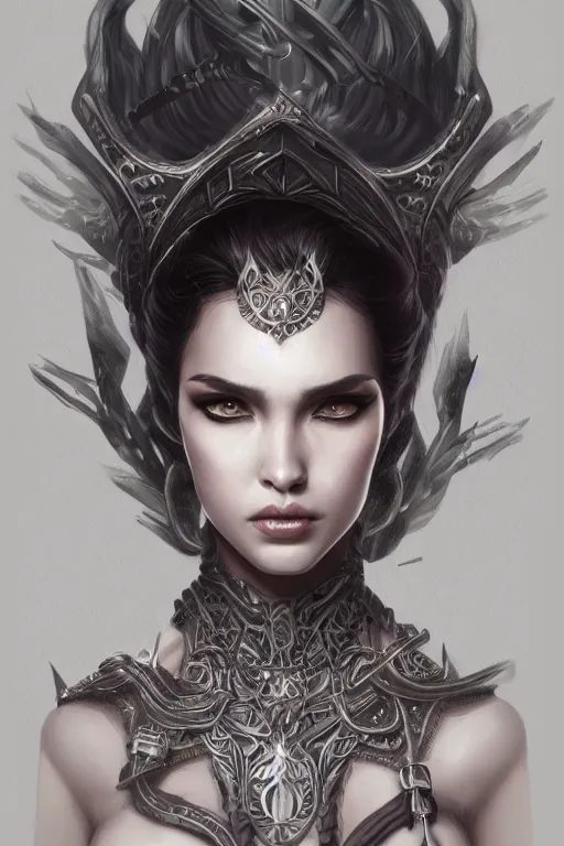 Prompt: full body portrait of dark priestess, gorgeous, amazing, elegant, intricate, highly detailed, digital painting, artstation, concept art, sharp focus, illustration, art by Ross tran