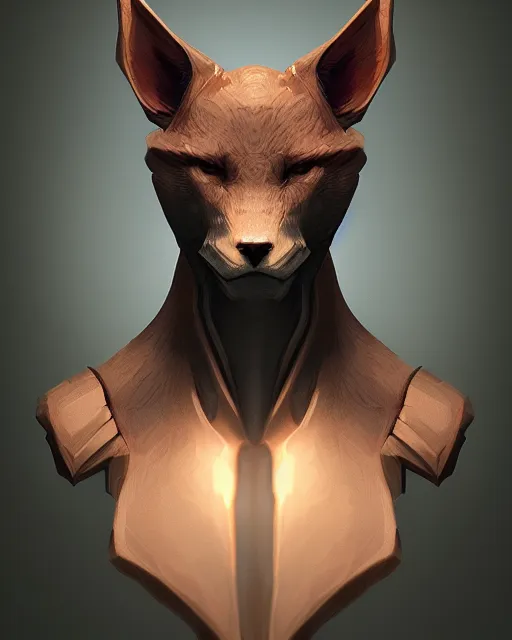Image similar to humanoid animal, bust shot, smooth, intricate, elegant, power aura, digital painting, artstation, concept art, sharp focus, illustration, art by jason chan and riot studios,