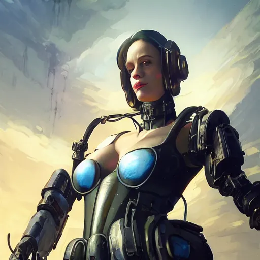 Image similar to highly detailed upper body portrait christina hendricks wearing shiny plastic armor cyberpunk in gta v, stephen bliss, unreal engine, fantasy art by greg rutkowski, loish, rhads, ferdinand knab, makoto shinkai and lois van baarle, ilya kuvshinov, rossdraws, tom bagshaw, global illumination, radiant light, detailed and intricate environment