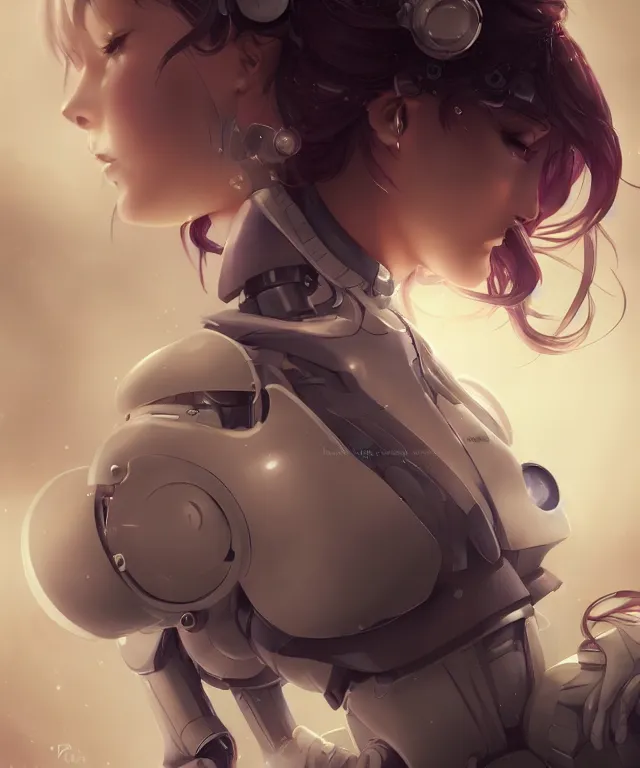 Prompt: a beautiful robot maid girl by charlie bowater and titian and artgerm, full - body portrait, intricate, face, tokyo akihabara street cityscape, elegant, beautiful, highly detailed, dramatic lighting, sharp focus, trending on artstation, artstationhd, artstationhq, unreal engine, 4 k, 8 k