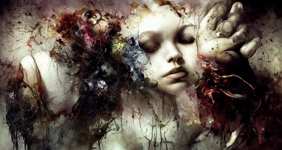 Image similar to the two complementary forces that make up all aspects and phenomena of life, by ryohei hase