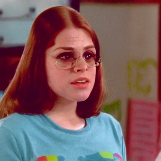 Prompt: A still of Meg Griffin from Family Guy in That 70's Show (1998)