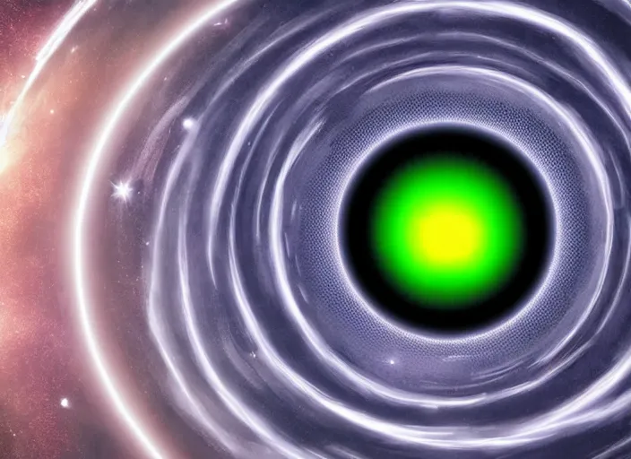 Image similar to pixel tracing gravity inside a event horizon of black hole, ultra realistic