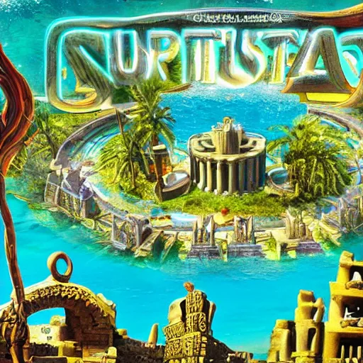 Image similar to lost city of atlantis