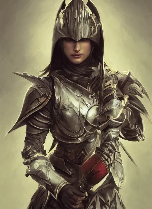 Image similar to young natalie portman, legendary warrior, warframe, lord of the rings, tattoos, decorative ornaments, battle armor, carl spitzweg, ismail inceoglu, vdragan bibin, hans thoma, greg rutkowski, alexandros pyromallis, cute, perfect face, detailed, sharply focused, centered, rule of thirds, photorealistic shading