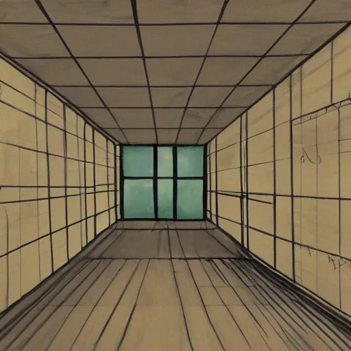 Prompt: Art demo of seven point perspective.