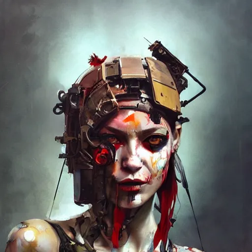 Prompt: tank girl, by benedick bana and artur bordalo and tom bagshaw and craig davison and guy denning and harumi hironaka, trending on artstation hq, deviantart, pinterest, 4 k uhd image