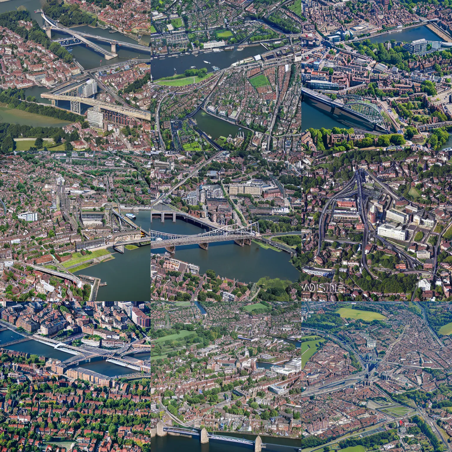 Prompt: bristol aerial satellite photo