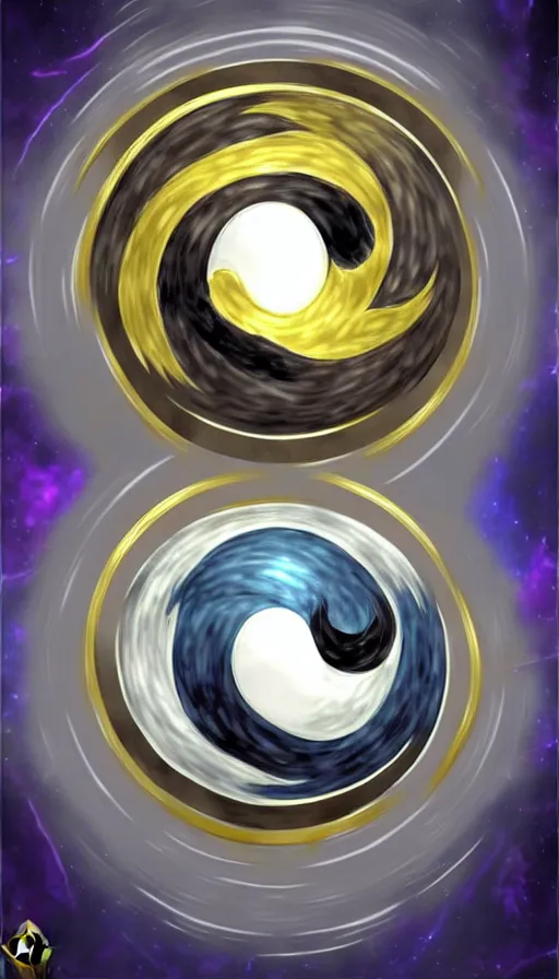 Image similar to Abstract representation of ying Yang concept, from WOW