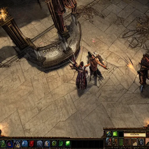Image similar to A screenshot from the game Path of Exile
