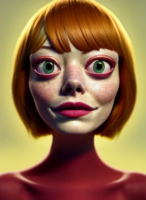 Prompt: anthropomorphic portrait of emma stone as a banana, au naturel, hyper detailed, digital art, trending in artstation, cinematic lighting, studio quality, smooth render, unreal engine 5 rendered, octane rendered, art style by klimt and nixeu and ian sprigger and wlop and krenz cushart and pixar and riot and love death & robots