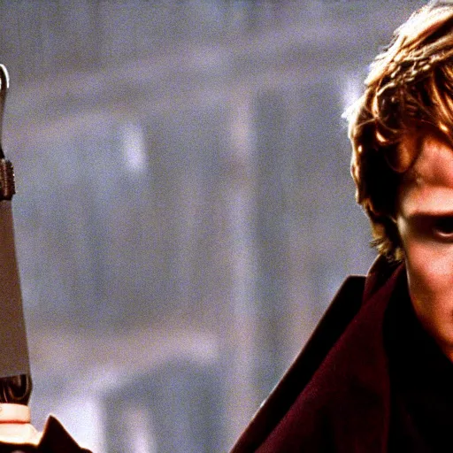 Image similar to Anakin Skywalker in American Psycho (1999)